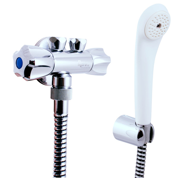 Shower faucets for low pressure heaters