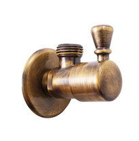 Angle valve with ceramic headwork 1/2''-1/2'' Bronze