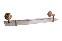 Glass shelf  500 mm bronze Bathroom accessory MORAVA RETRO