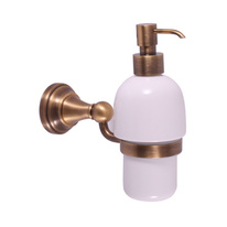 Ceramic soap dispenser bronze Bathroom accessory MORAVA RETRO