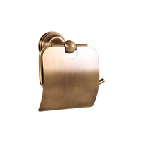Paper holder with cover bronze Bathroom accessory MORAVA RETRO