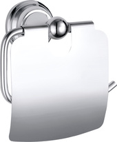 Paper holder with cover chrome Bathroom accessory MORAVA RETRO