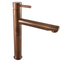 Basin lever mixer without pop-up waste SEINA BRONZE