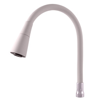 Flexi spout for kitchen/basin lever mixer grey