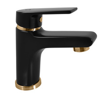 Washbasin faucet  COLORADO BLACK MATT/GOLD