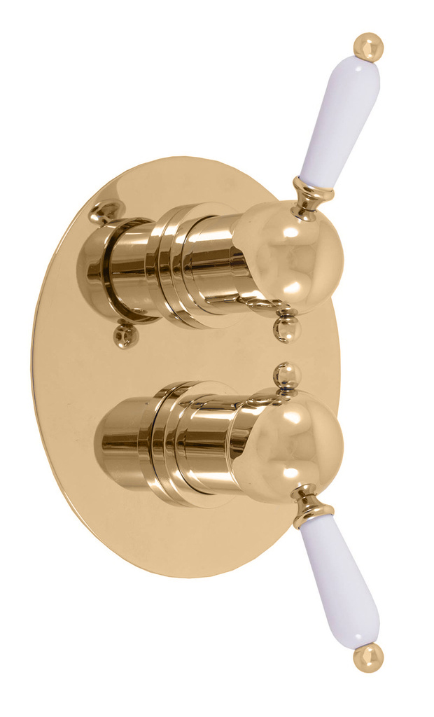 Built-in Single lever shower mixer with switch LABE GOLD