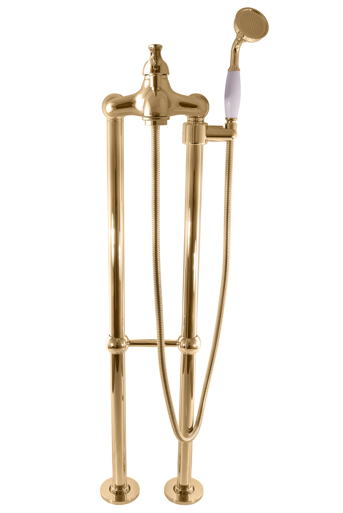 Free standing bath lever mixer LABE GOLD