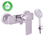Water-saving shower lever mixer VLTAVA ECO