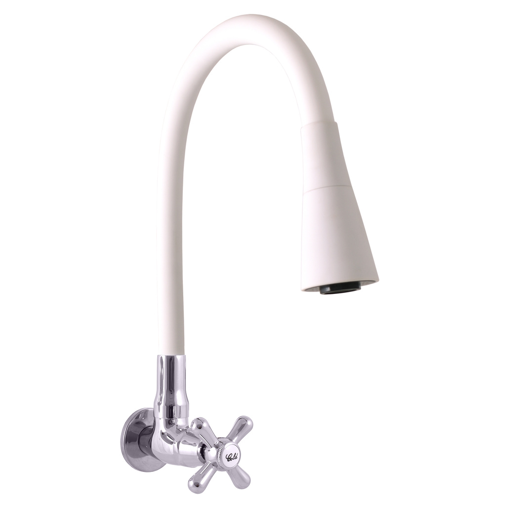 Sink one water tap MORAVA CHROME/WHITE