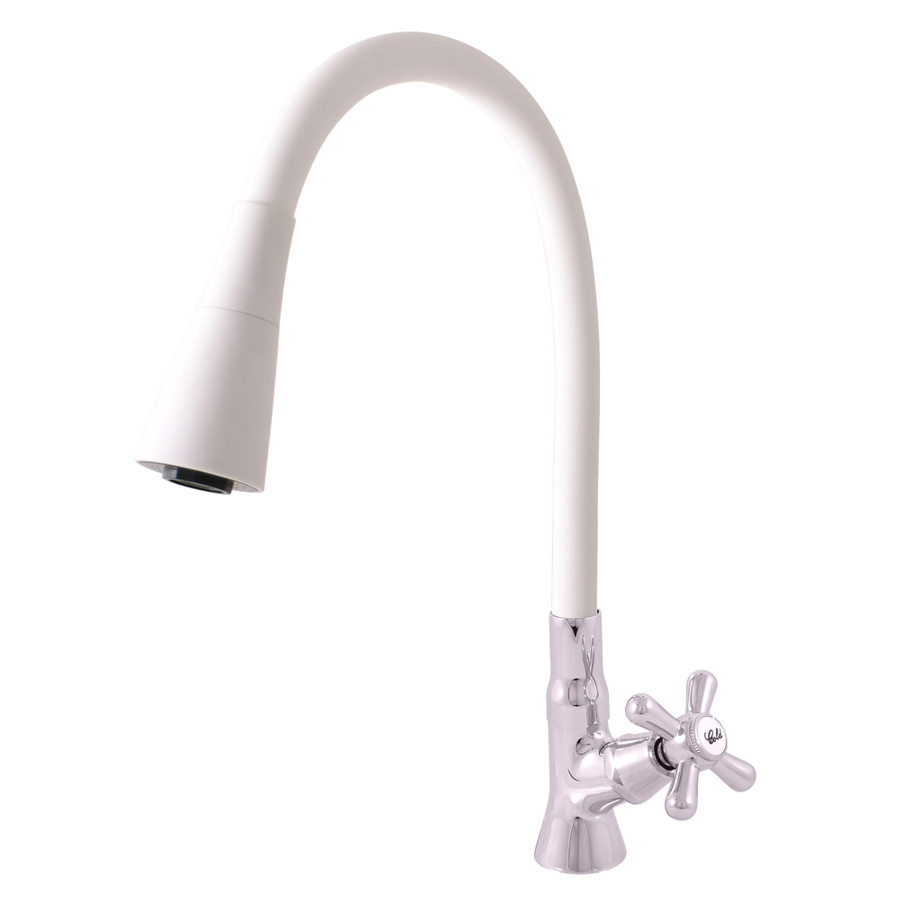 Sink one water tap MORAVA CHROME/WHITE