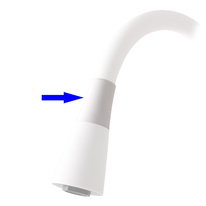 Plastic cone for shower PS0013 (SR0013) WHITE
