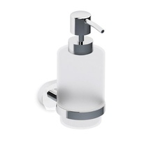 Soap dispenser chrome/white Bathroom accessory YUKON